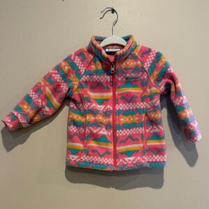 Columbia Kids' Multicolor Geometric Fleece Jacket